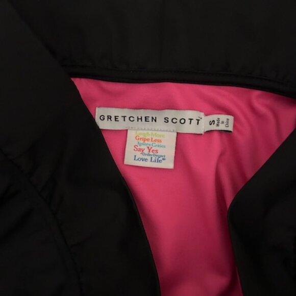 Gretchen Scott Sleeveless Ruffle Neck Top in Black - Picture 3 of 4